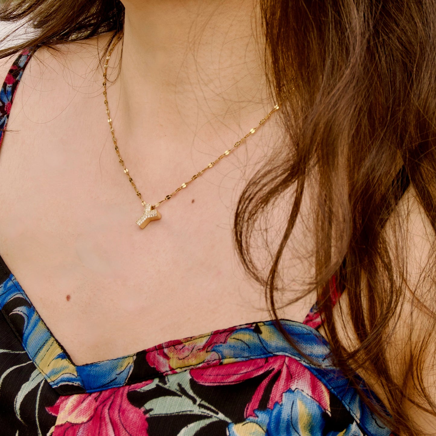 Yasmine Alphabet Pendant