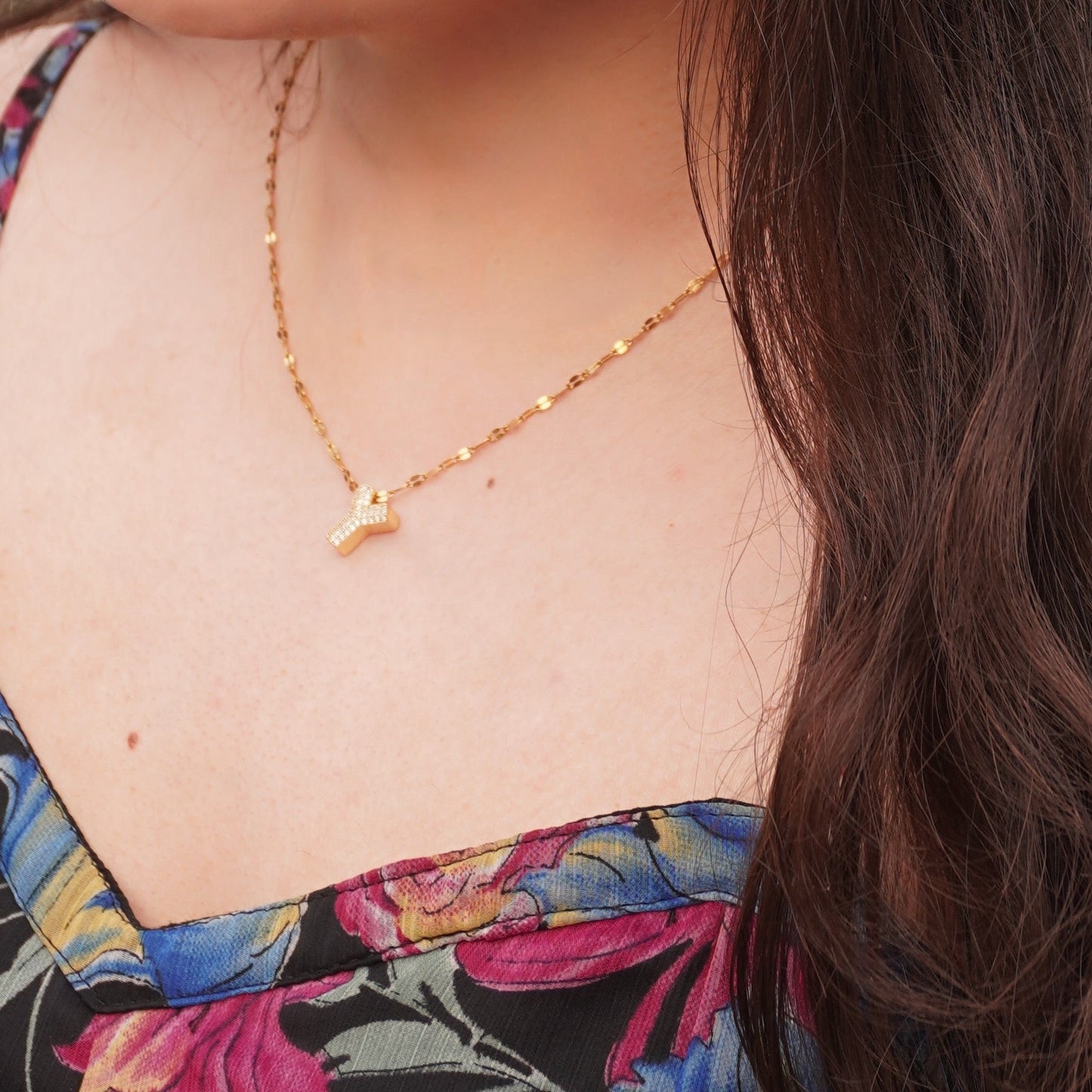 Yasmine Alphabet Pendant