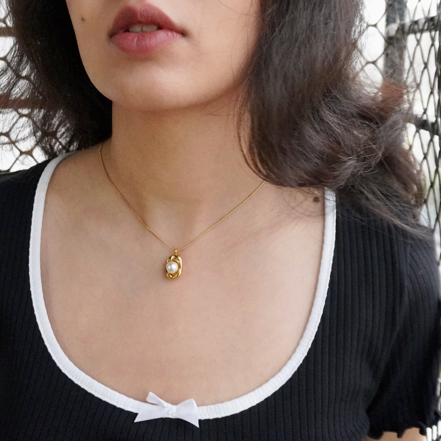 Perla pendant ⚪