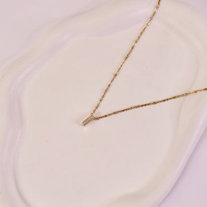 Yasmine Alphabet Pendant