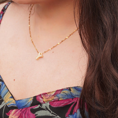 Yasmine Alphabet Pendant